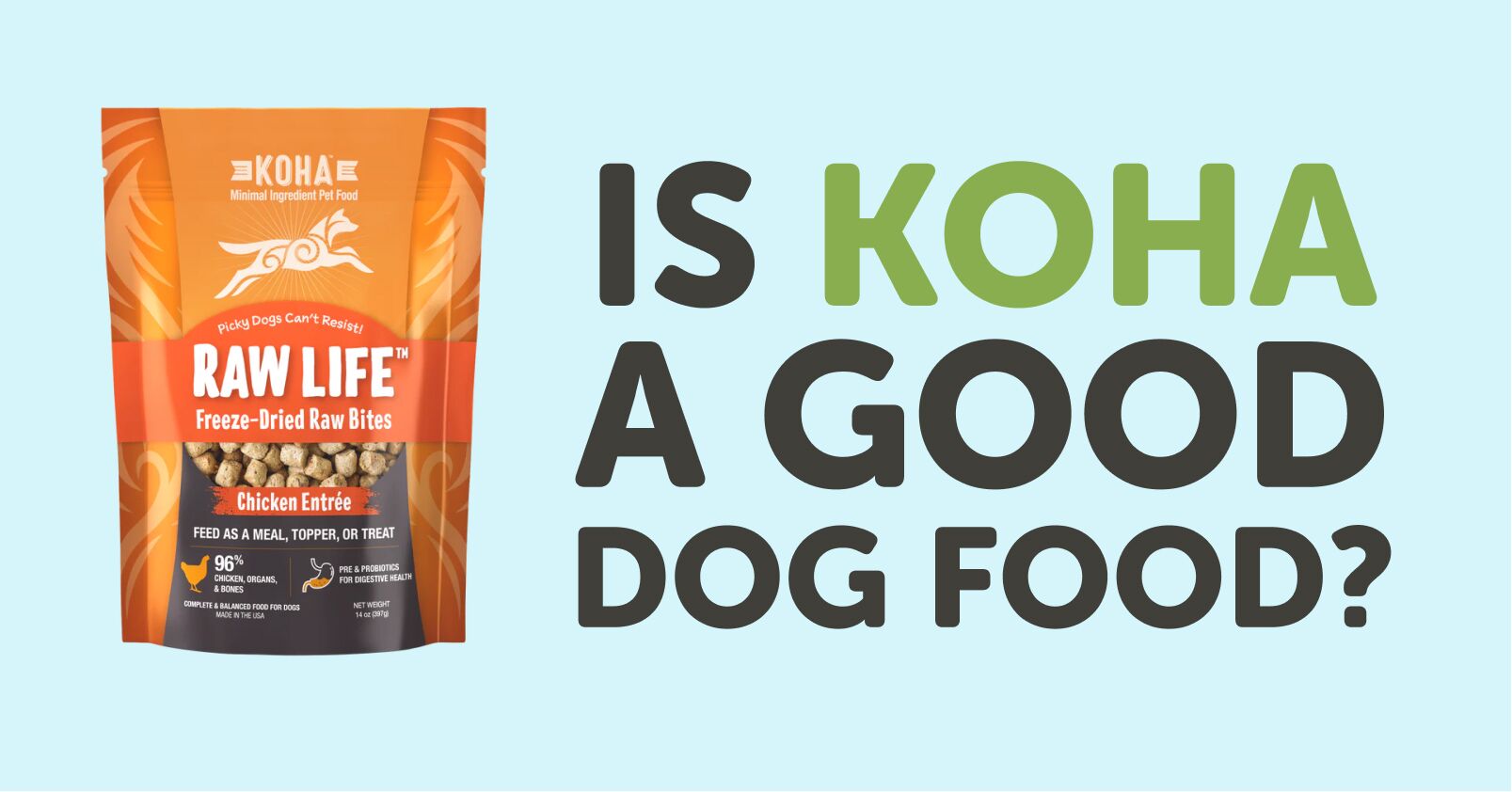Koha Dog Food Review - Dogs Naturally